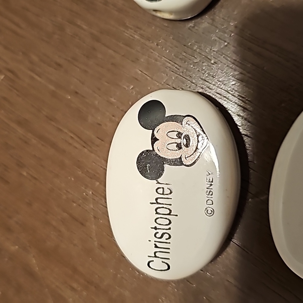 New Vintage Disney Micky & Minnie Name Charms For Braclet Necklace Crafts - Picture 10 of 10